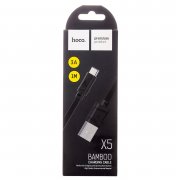 Кабель Hoco X5 (USB - Type-C) черный — 3