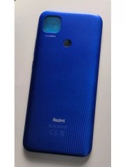 Задняя крышка для Xiaomi Redmi 9C (синяя) Премиум — 1