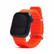 Ремешок - ApW26 Ocean Band Apple Watch 38 mm Watch 38/40/41мм силикон (оранжевый) — 1