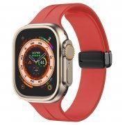 Ремешок для Apple Watch 38 mm силикон на магните (красный)