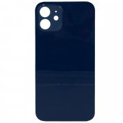 Задняя крышка для Apple iPhone 12 (синяя) Премиум