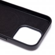 Чехол-накладка - SM002 экокожа SafeMag для Apple iPhone 15 Pro (черная) — 2