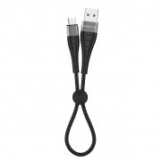 Кабель Borofone BX32 Munificent (USB - micro USB) 0,25 м (черный)