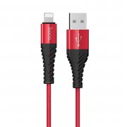 Кабель Hoco X38 Cool Charging для Apple (USB - lightning) (красный)