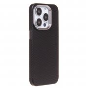 Чехол-накладка - SM028 SafeMag Carbon для Apple iPhone 15 Pro (234708) (черная) — 3