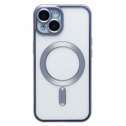 Чехол-накладка SafeMag для Apple iPhone 15 (синяя) — 1