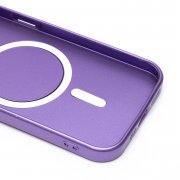 Чехол-накладка Matte SafeMag для Apple iPhone 15 (фиолетовая) — 2