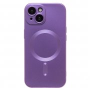 Чехол-накладка Matte SafeMag для Apple iPhone 15 (фиолетовая) — 1