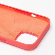 Чехол-накладка Silicone SafeMag с анимацией для Apple iPhone 15 (гуава) — 2