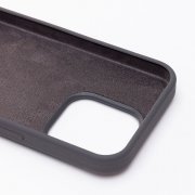 Чехол-накладка Soft Touch для Apple iPhone 15 Pro (темно-серая) — 3