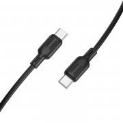 Кабель Borofone BX113 Lenny (Type C - Type C) 100см (черный) — 2