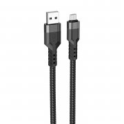 Кабель Hoco U110 (USB - micro USB) 120см (черный) — 1
