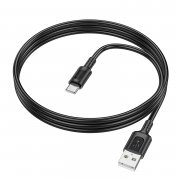 Кабель Borofone BX111 (USB - Type C) 100см 3A (черный) — 3