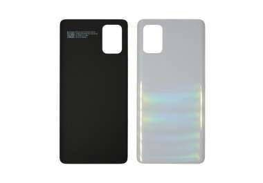 Задняя крышка для Samsung Galaxy A71 (A715F) (серебристая) &mdash; 1