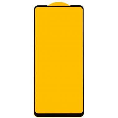 Защитное стекло для Samsung Galaxy A21s (A217F) (полное покрытие) (черное) &mdash; 1