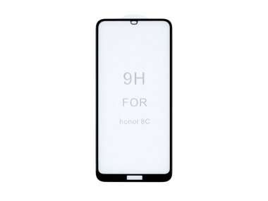 Защитное стекло для Huawei Honor 8C (полное покрытие)(черное) Премиум — 1