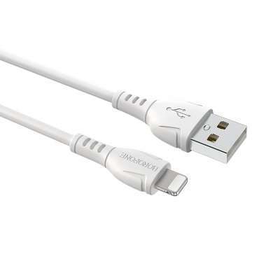 Кабель Borofone BX51 для Apple (USB - Lightning) белый &mdash; 3