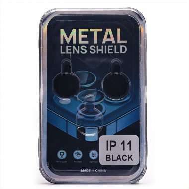 Защитное стекло камеры для Apple iPhone 11 (черное) &mdash; 2