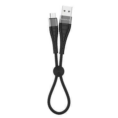 Кабель Borofone BX32 Munificent (USB - micro USB) 0,25 м (черный) — 1