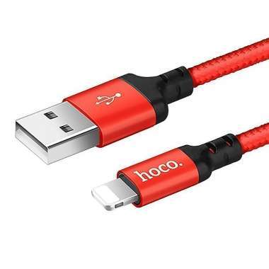 Кабель Hoco X14 Times Speed для Apple (USB - lightning) (красно-черный) — 4