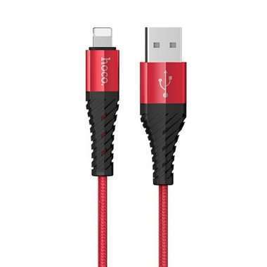 Кабель Hoco X38 Cool Charging для Apple (USB - lightning) (красный) — 1