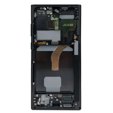 Дисплейный модуль с тачскрином для Samsung Galaxy S22 Ultra (S908B) (черный) (TFT) — 3