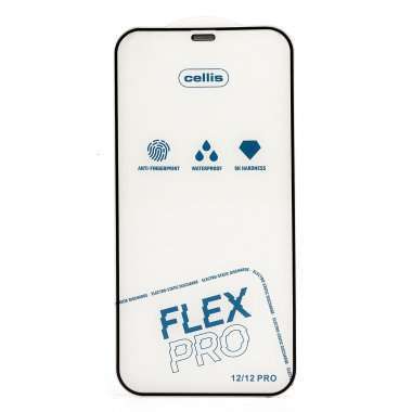 Защитное стекло Cellis для Apple iPhone 12 Pro (черное) — 1