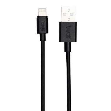 Кабель budi M8J023 (USB - lightning) 120см 2A (черный) — 1