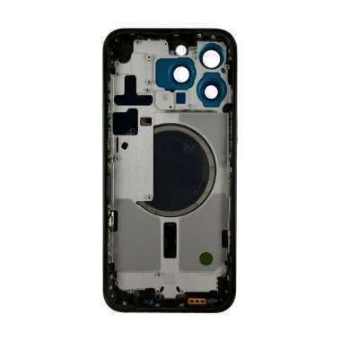 Корпус на 1 Sim для Apple iPhone 15 Pro Max (черный) премиум &mdash; 1