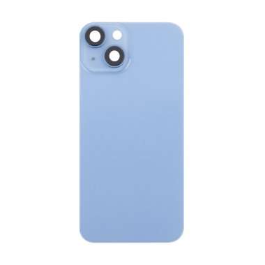 Задняя крышка для Apple iPhone 14 (синяя) премиум &mdash; 2