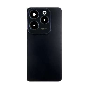 Задняя крышка для Infinix Hot 40 Pro (черная) премиум &mdash; 2